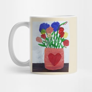 Flower Bouquet Painting Mug